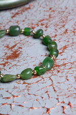 Yeşim &amp; Hematit Makrome Bileklik