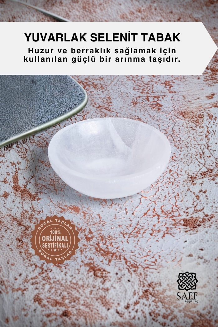 Yuvarlak Selenit Tabak no.4
