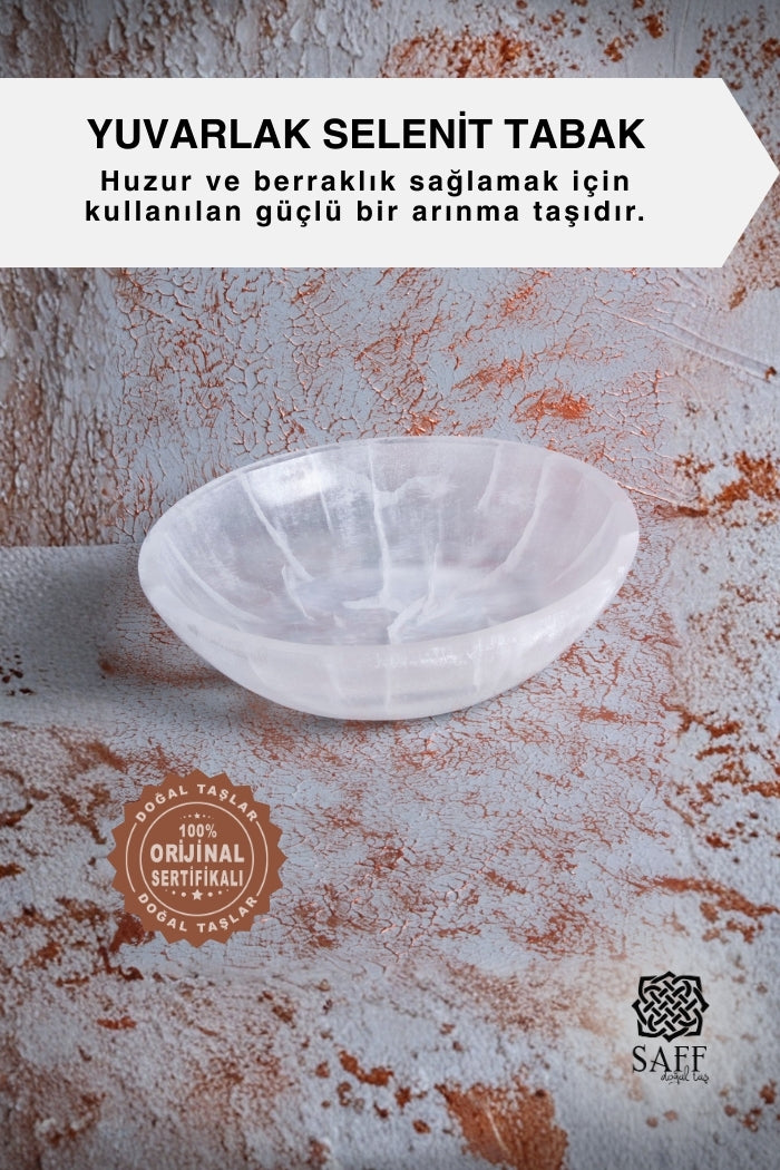 Yuvarlak Selenit Tabak no.6