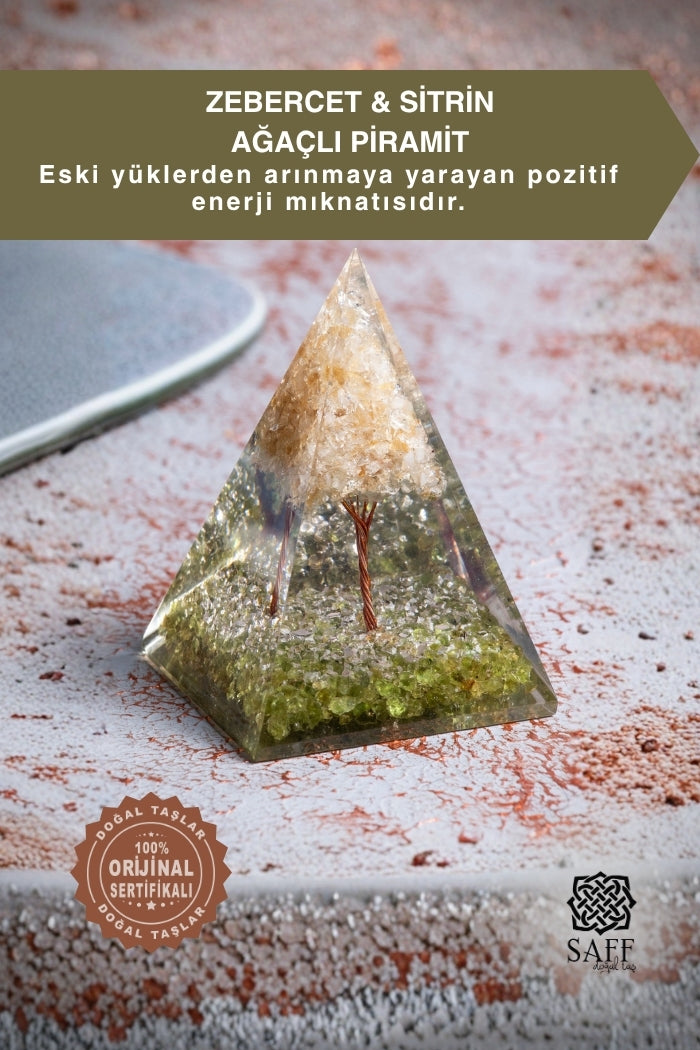 Zebercet &amp; Sitrin Ağaçlı Piramit