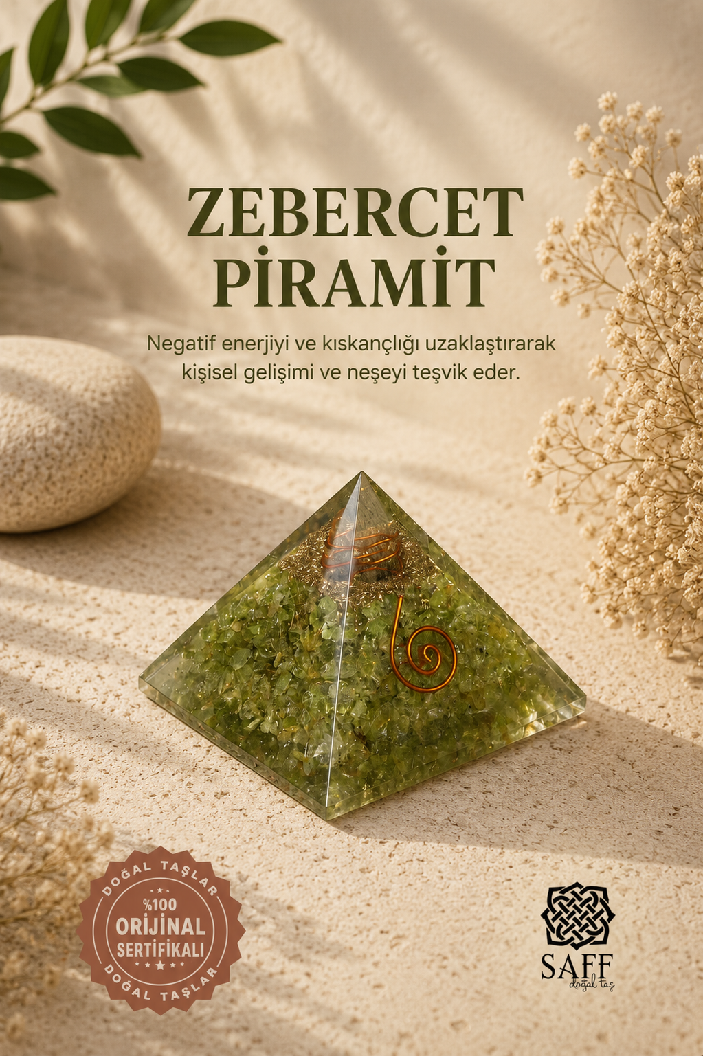 Sertifikalı Zebercet Piramit