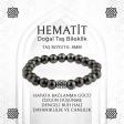 Hematit Doğal Taş Bileklik - 8mm