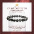 Karlı Obsidyen 8mm Doğal Taş Bileklik