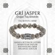 Gri Jasper Doğal Taş Bileklik - 10mm