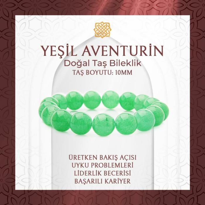 Yeşil Aventurin 10mm Doğal Taş Bileklik